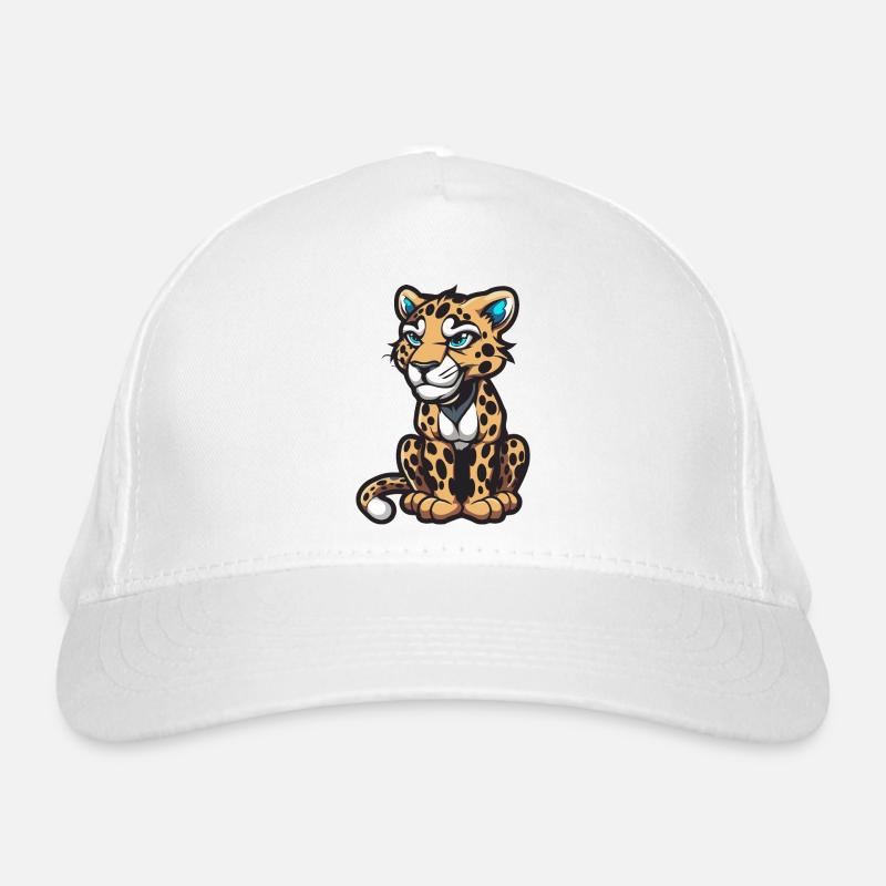 Leopard Comic Organic Baseball Cap