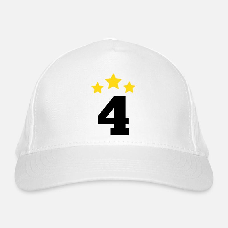 4 Year Star - 4th Anniversary Gift Organic Baseball Cap