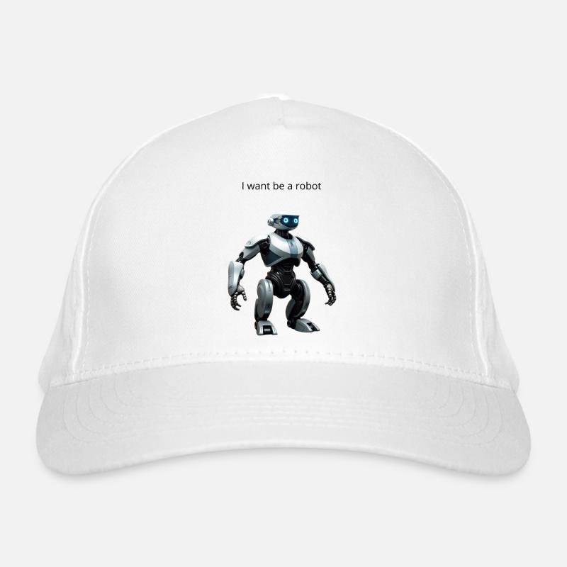 robot Organic Baseball Cap