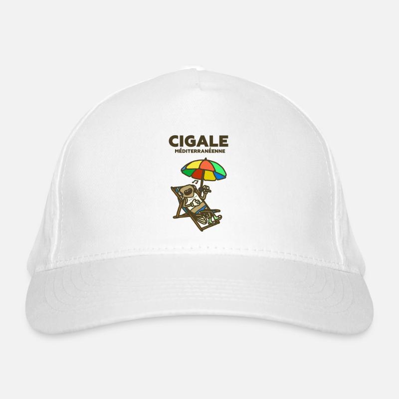 Cigale méditerranéenne Casquette classique bio