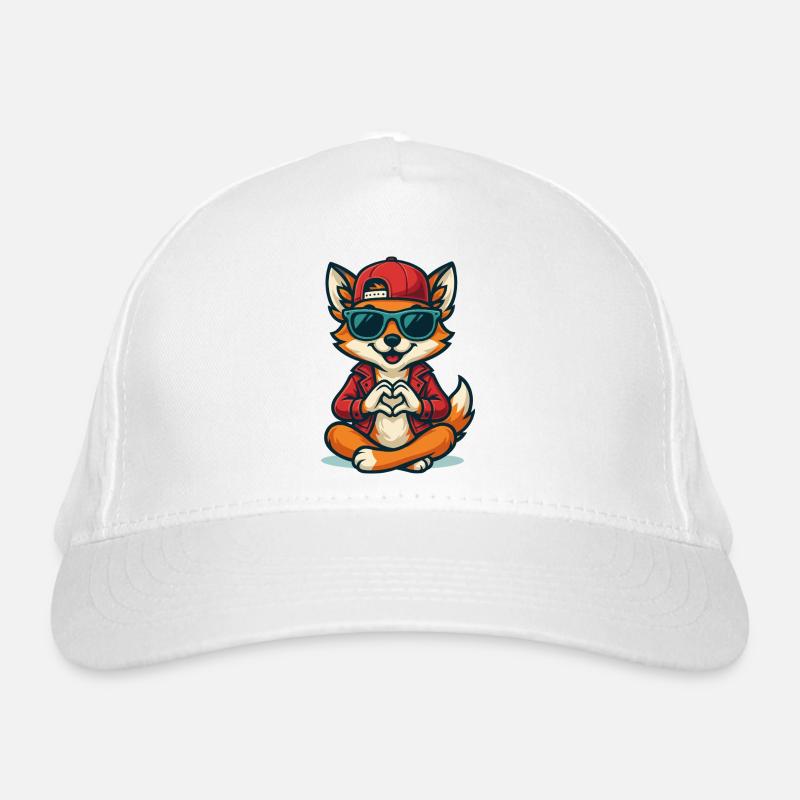 Foxy Love Vibes Bio-Baseballkappe