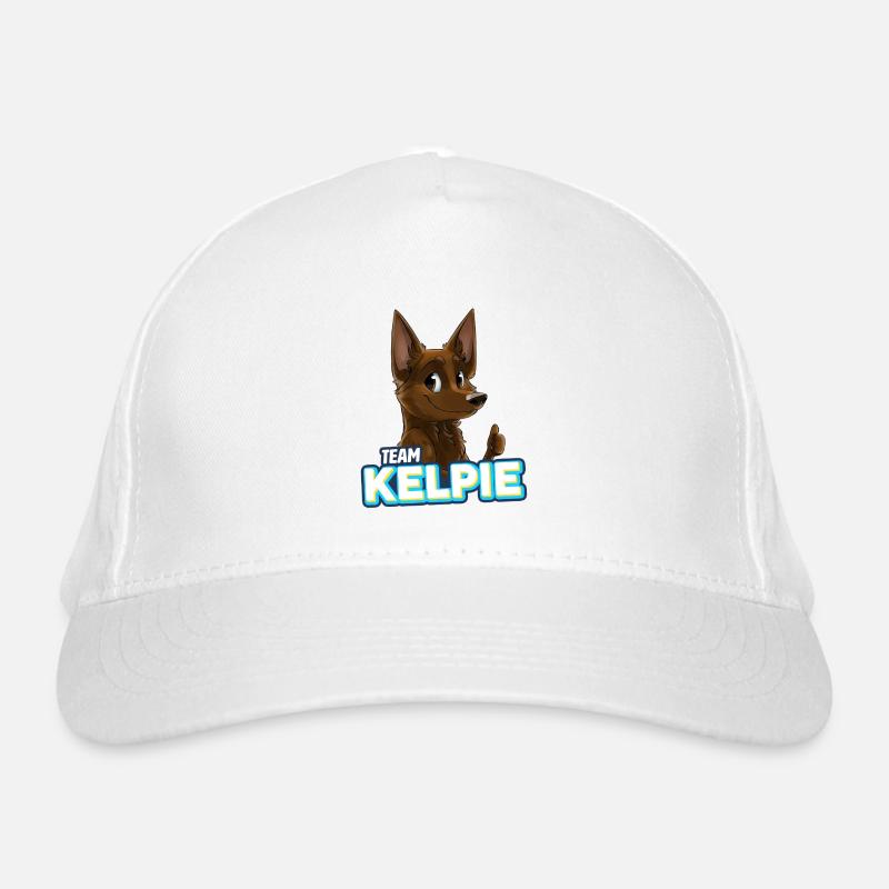 TEAM Kelpie - Schokolade Bio-Baseballkappe