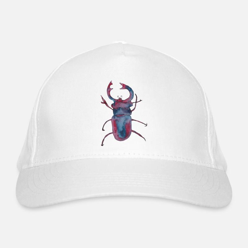 Krafttier der Woche Hirschkäfer Bio-Baseballkappe