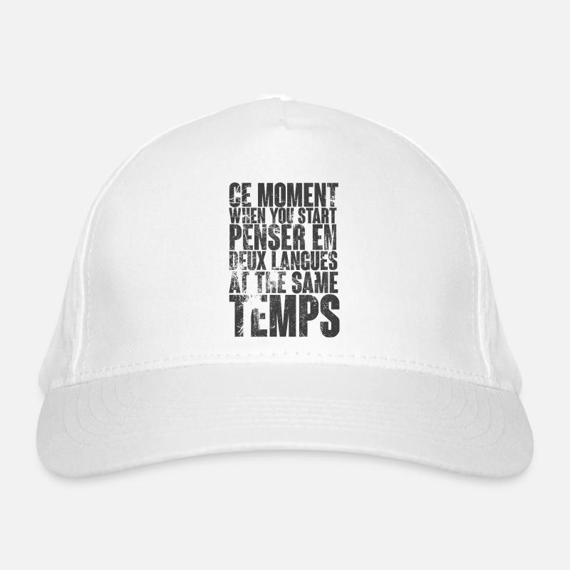 DICTON COOL POUR LES MULTILINGUES, LES INTERNATIONAUX Casquette classique bio