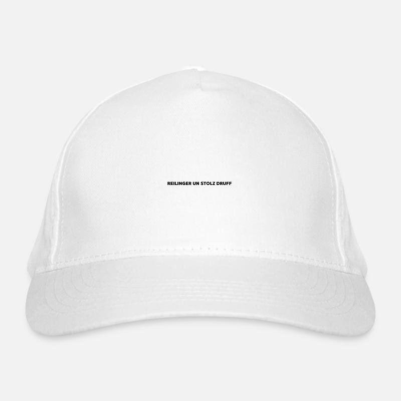 Reilinger un stolz druff - Casquette classique bio - blanc