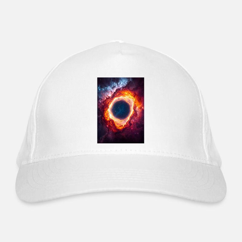 Celestial Ring Nebula Glow Organic Baseball Cap