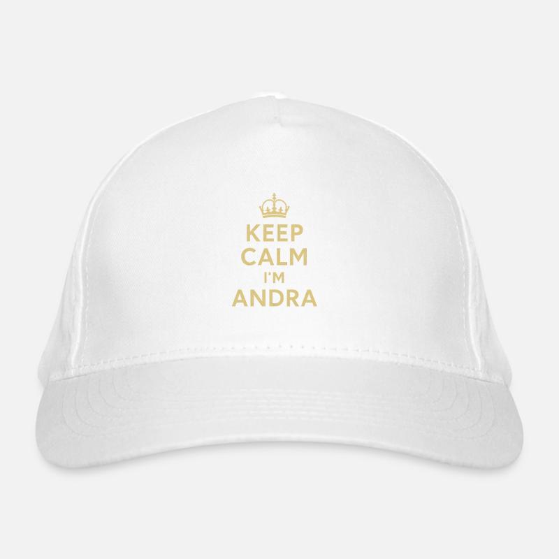 Keep_Calm_I m_Andra Casquette classique bio