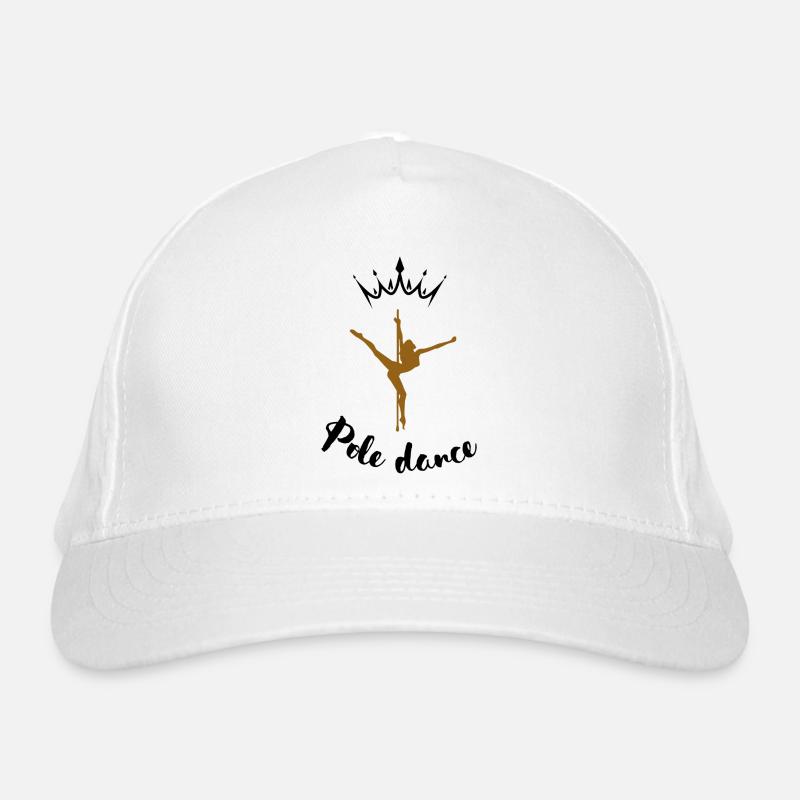 Silhouette de Pole Dance Bio-Baseballkappe