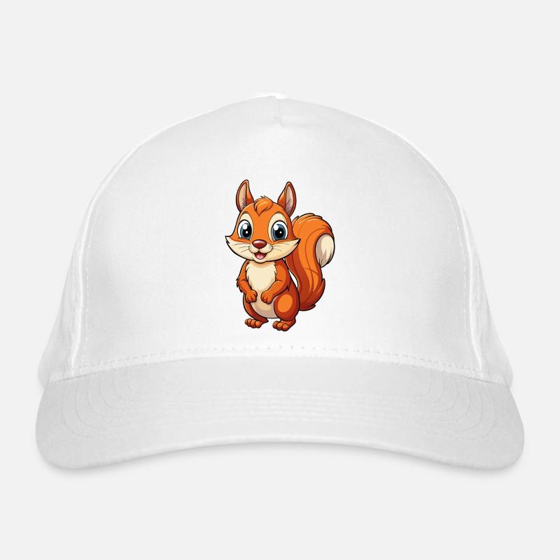 Eichhörnchen Bio-Baseballkappe
