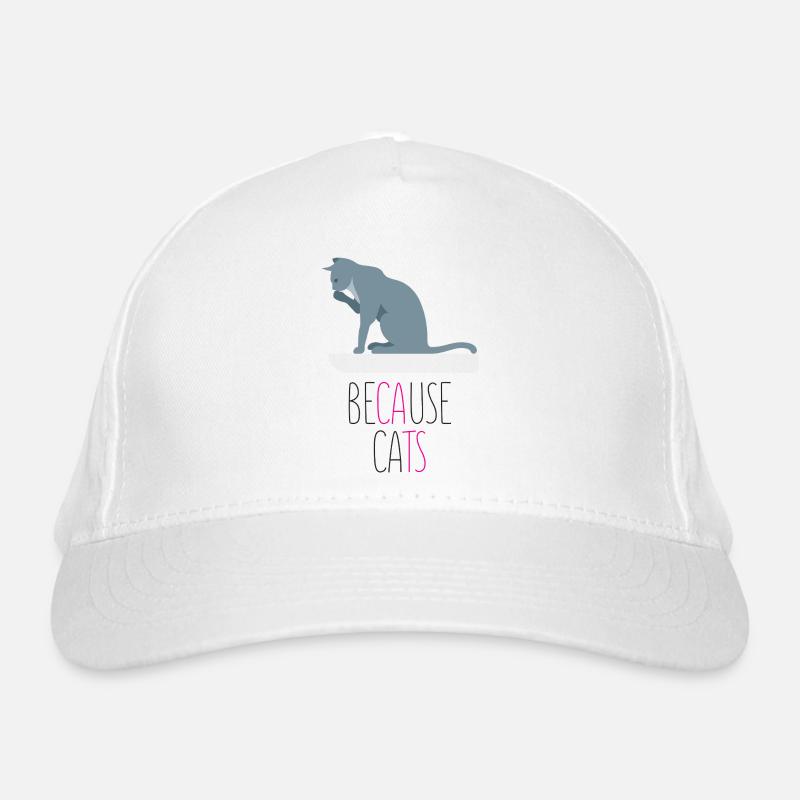 Because Cats Organic Baseball Cap
