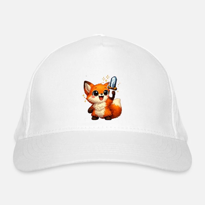 Kawaii Fox Organic Baseball Cap