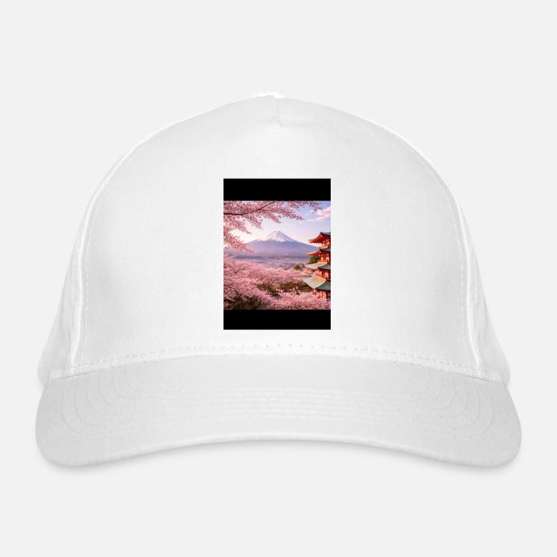 Sakura à Fuji et à la pagode Casquette classique bio