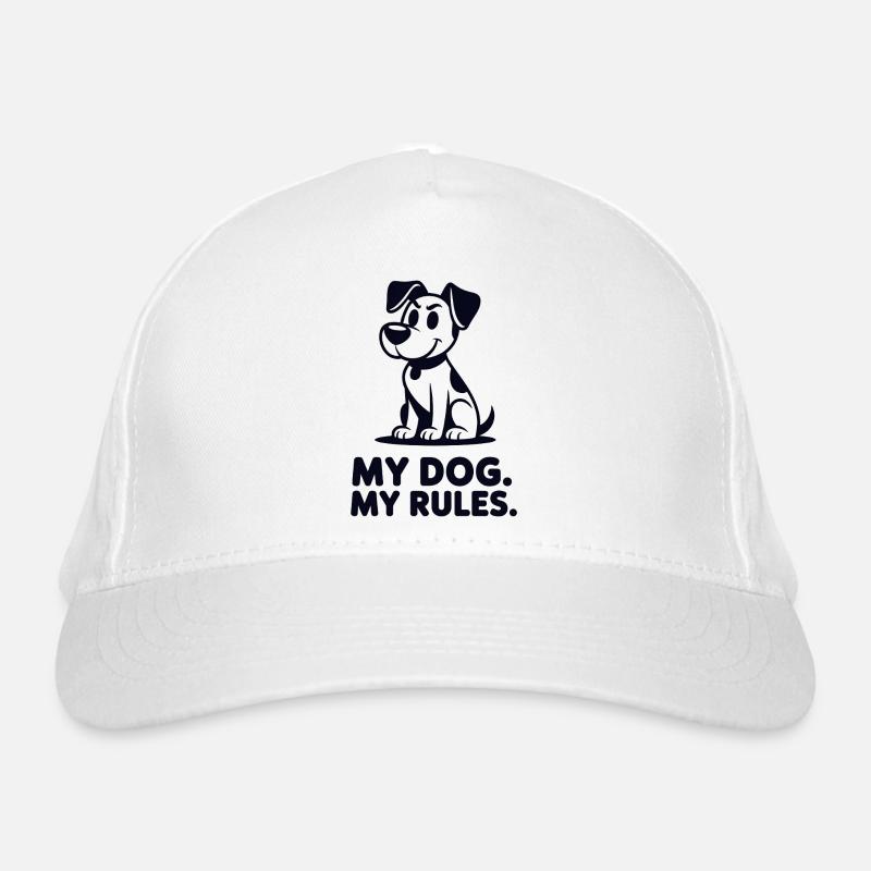 Motif du chien : Mes règles Casquette classique bio
