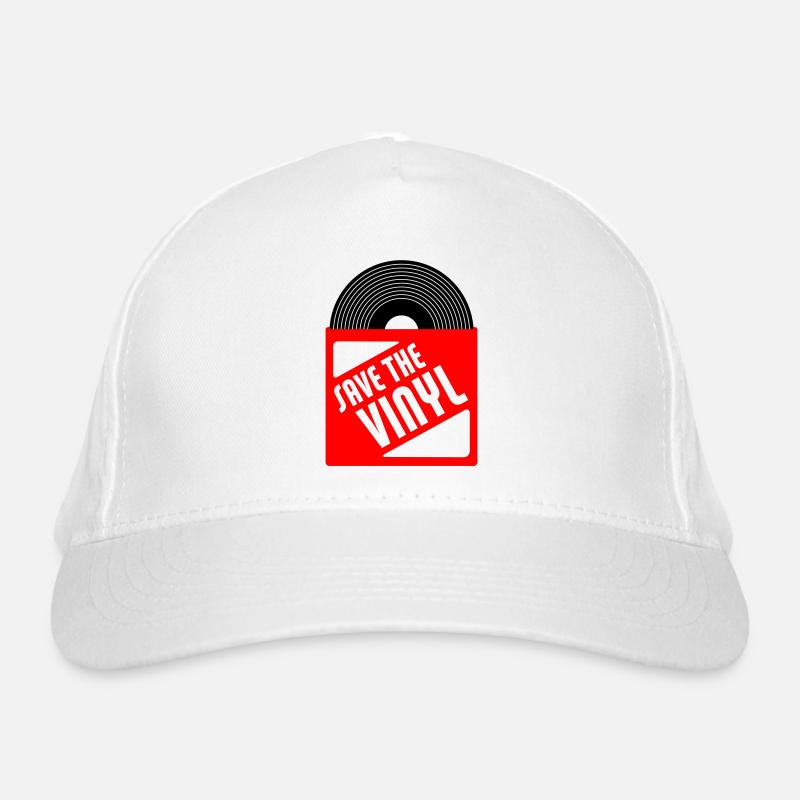 save the vinyl Casquette classique bio