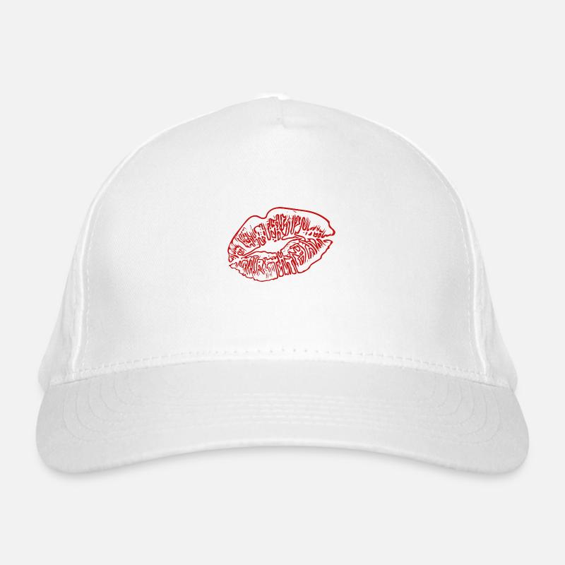 Rouge à lèvres Baiser bouche Saint-Valentin Baisers Casquette classique bio