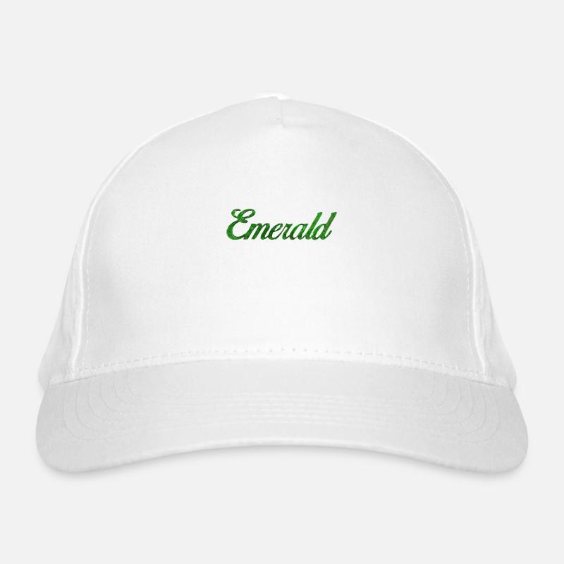Emerald Stylized Text Organic Baseball Cap