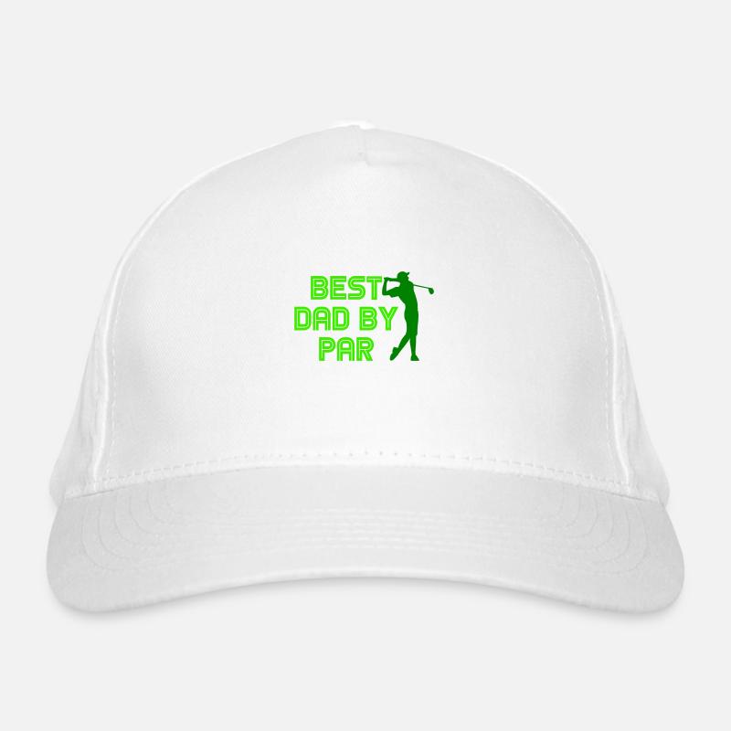 BESTER PAPA PAR GOLF GOLFER SPRUCH MOTIVE GESCHENK Bio-Baseballkappe