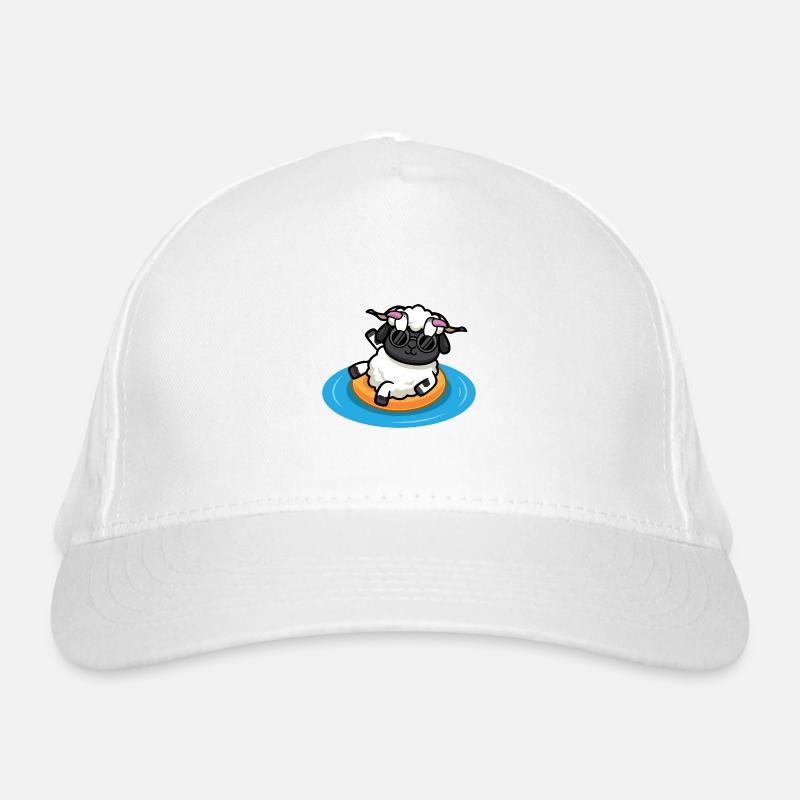 Summer sheep Organic Baseball Cap