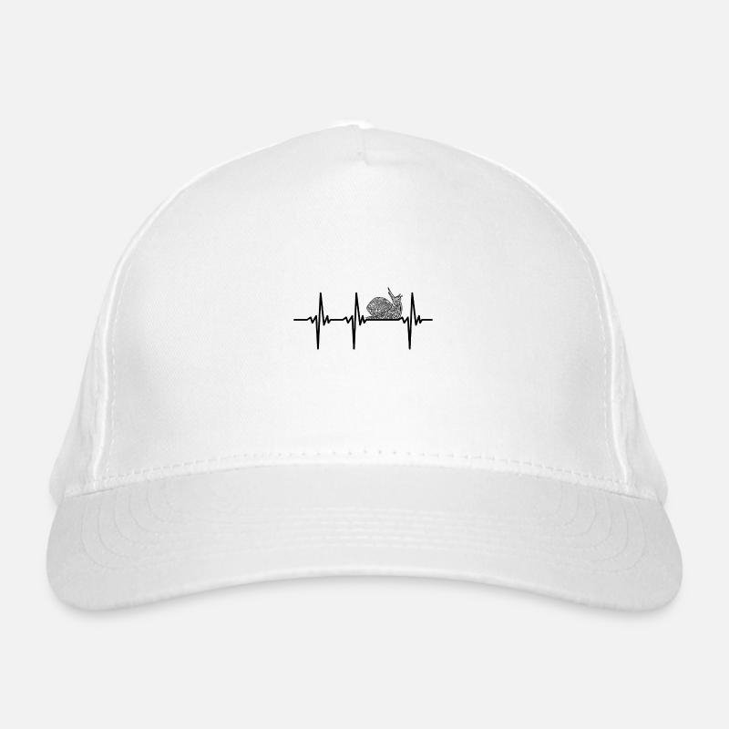 Battement de cœur pour l’escargot de jogging Casquette classique bio