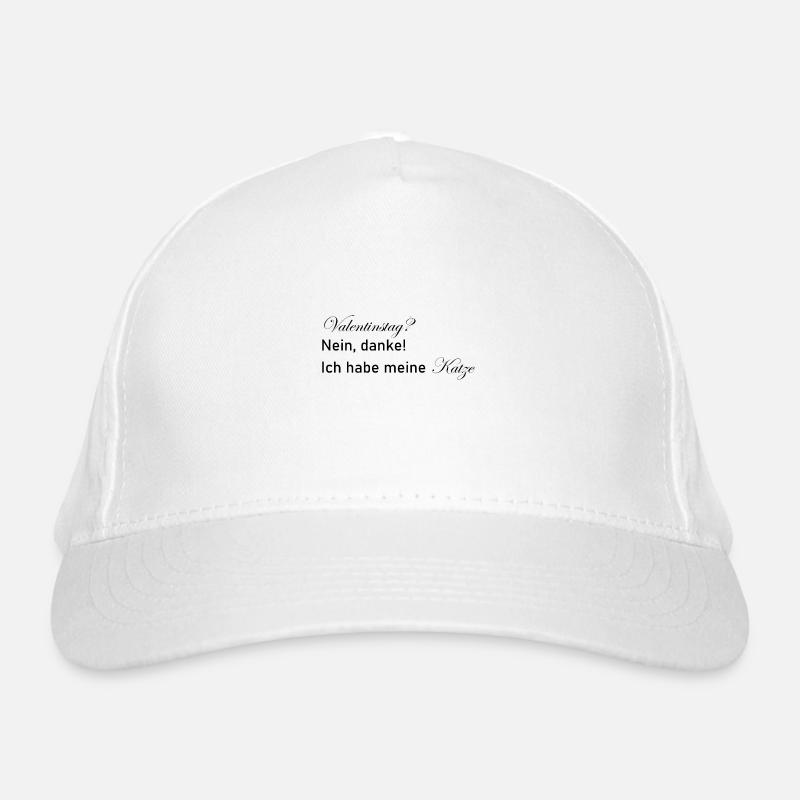 Valentinstag Kätzchen Miau Geschenk Geschenkidee Bio-Baseballkappe