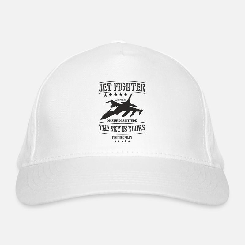 Pilote de chasse Altitude maximale militaire Casquette classique bio