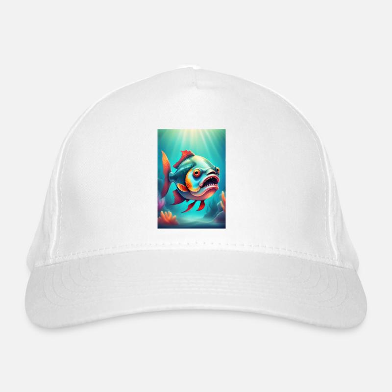 Strange looking creepy fish Organic Baseball Cap