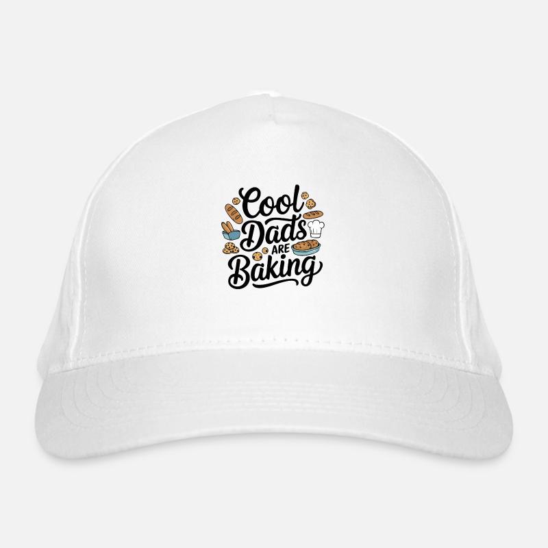 Coole Papas backen Bio-Baseballkappe