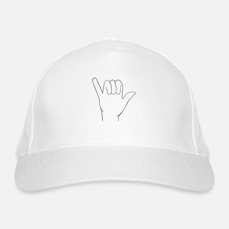 Handzeichen Bio-Baseballkappe