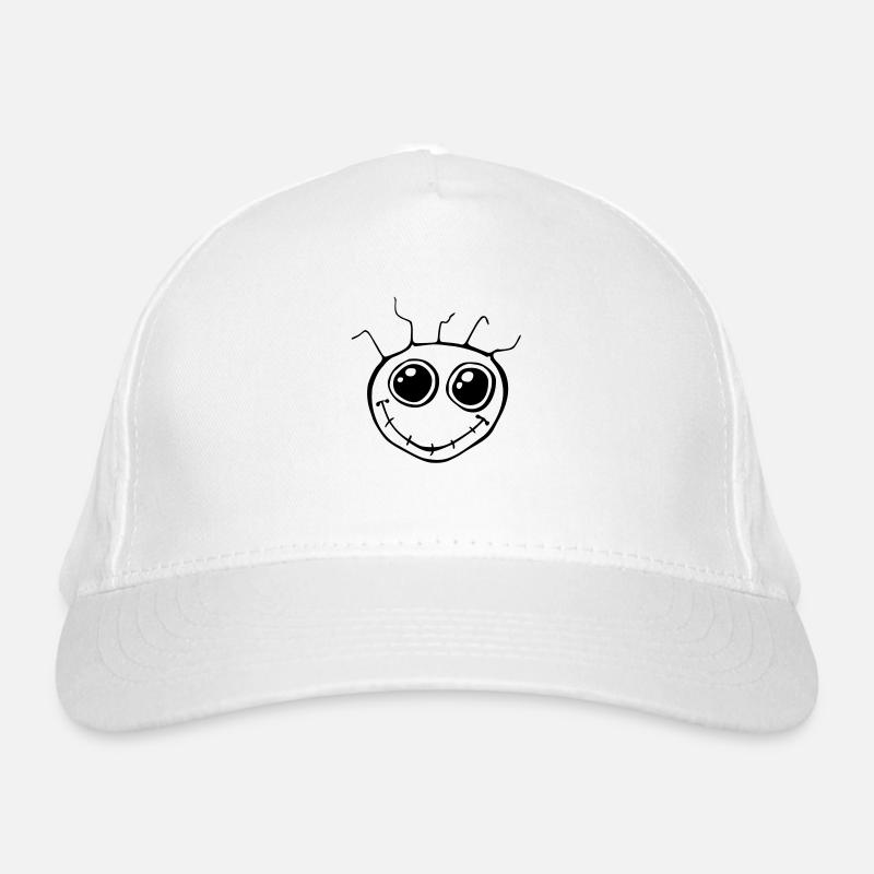 Fantazia Smiley Face Organic Baseball Cap