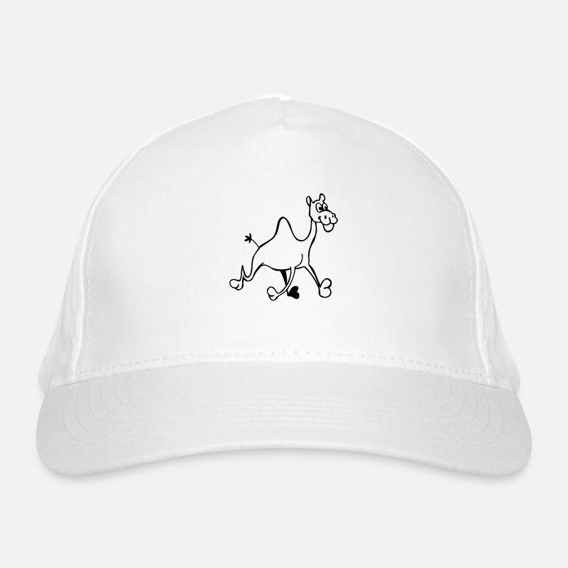 Lustiges Kamel Bio-Baseballkappe