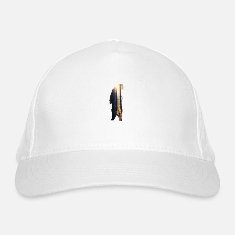 Bear forest Baer sun Organic Baseball Cap