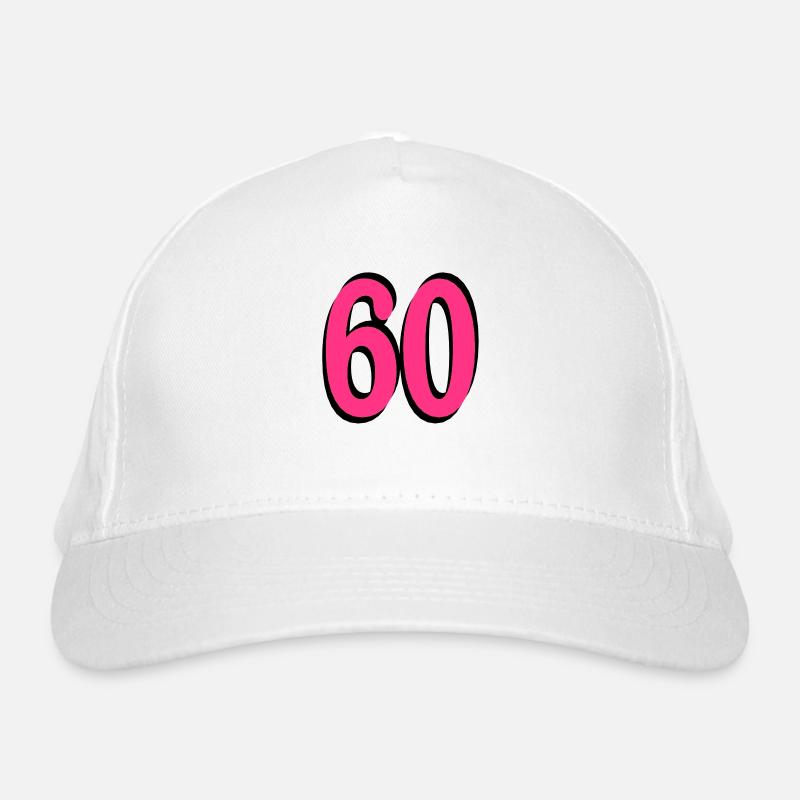 60th Birthday Organic Baseball Cap