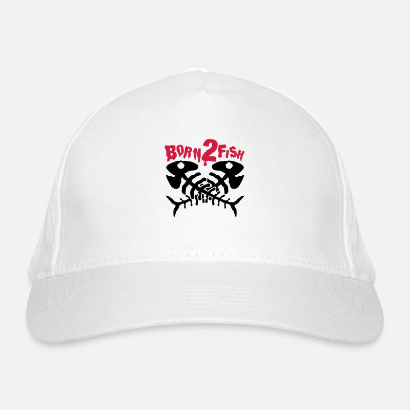fish_born_to_fish_dx2 Casquette classique bio