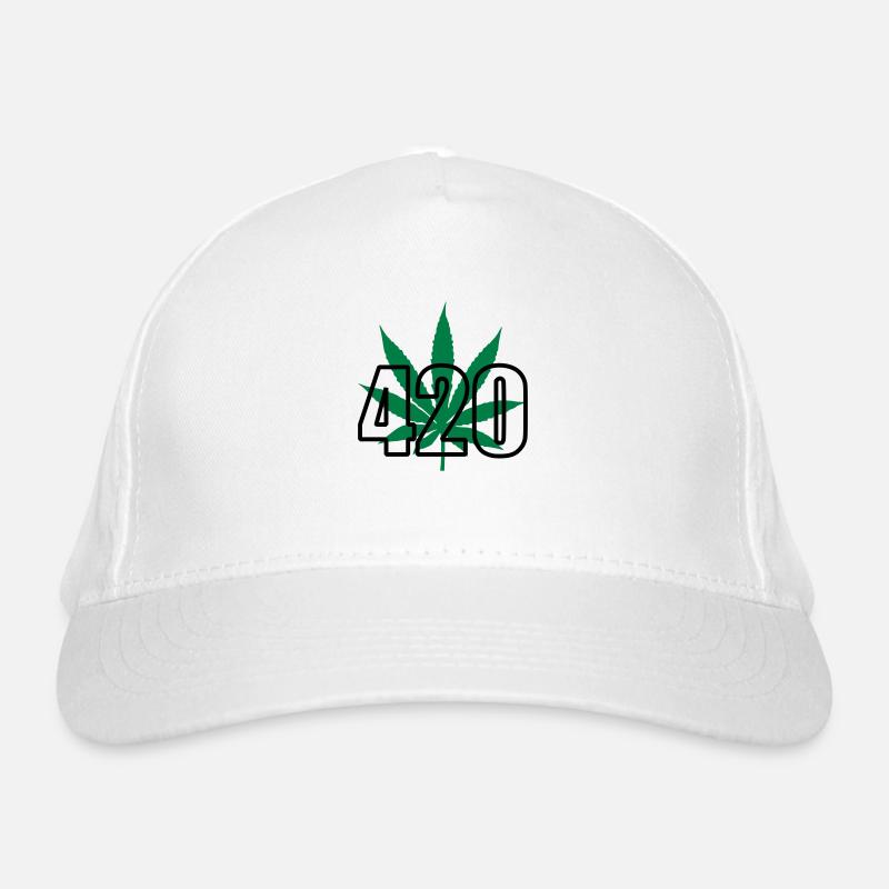 420 Cannabis Bio-Baseballkappe