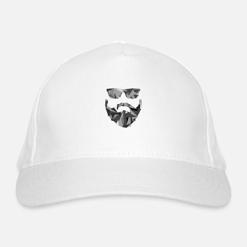 Beard Face Organic Baseball Cap