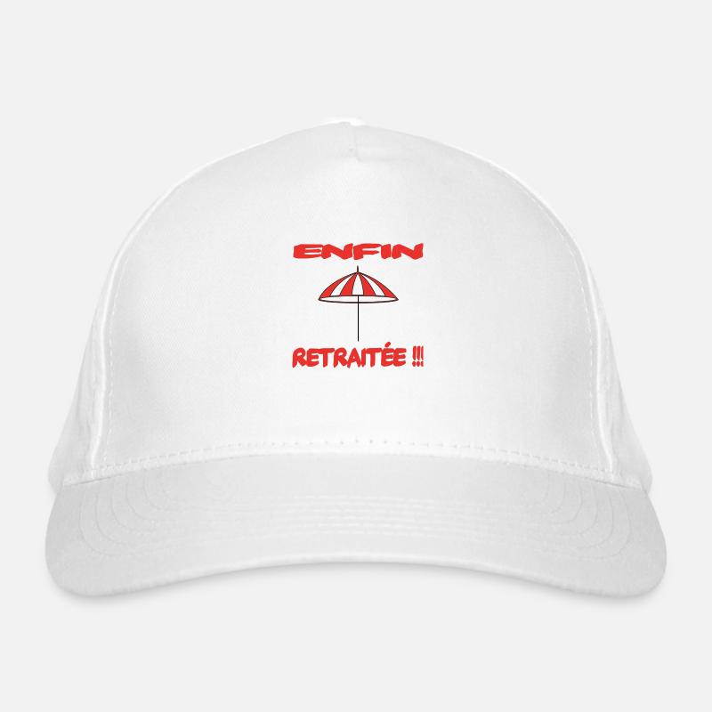 Enfin retraité !!! Bio-Baseballkappe