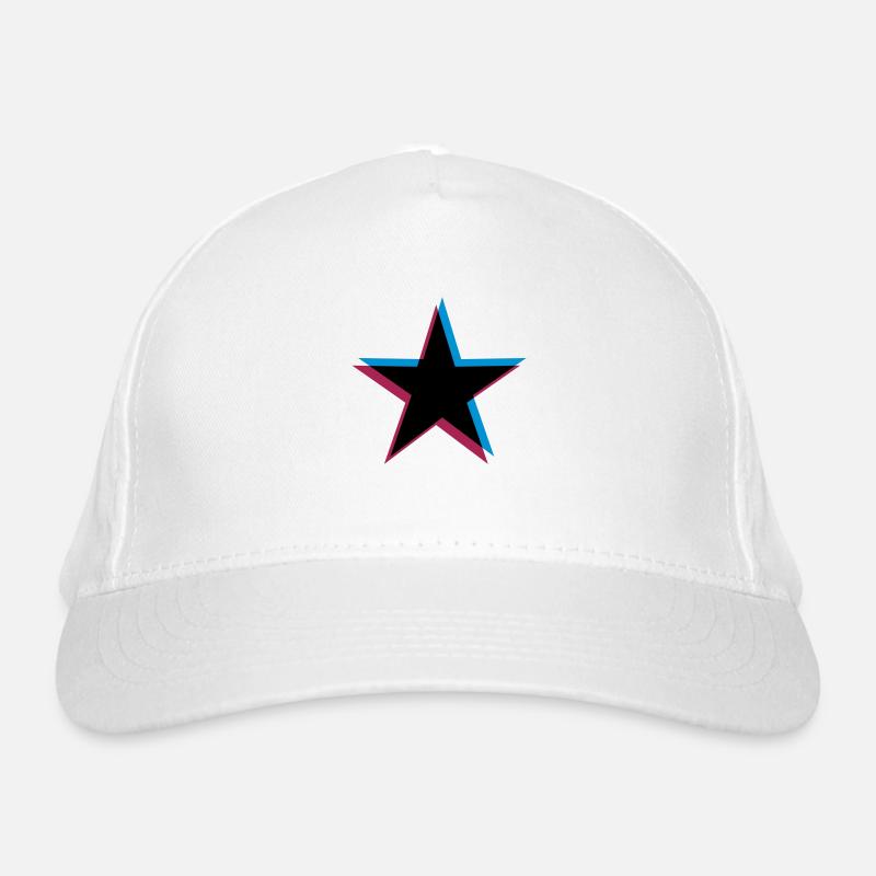 Star 3D effect Organic Baseball Cap