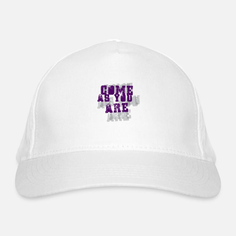 Komm, wie du bist Bio-Baseballkappe