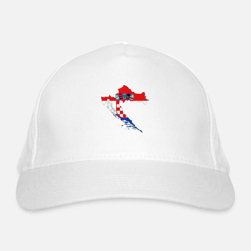 Kroatien Bio-Baseballkappe
