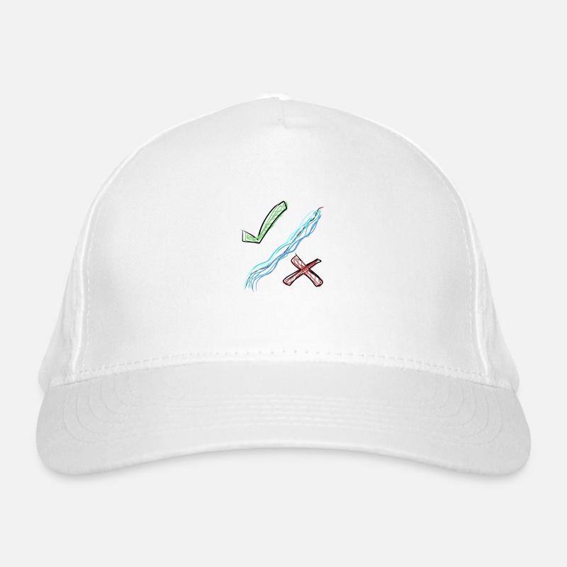 Richtig Falsch Bio-Baseballkappe