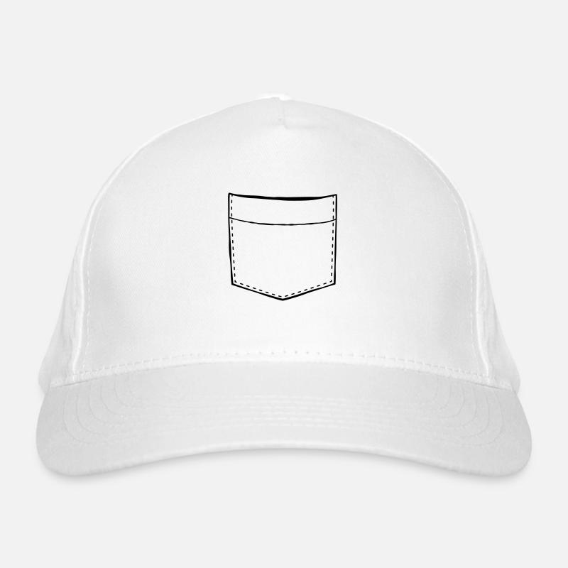 Poche de poitrine design vide Casquette classique bio