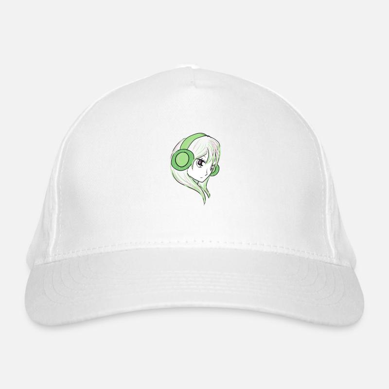 manga vert Casquette classique bio