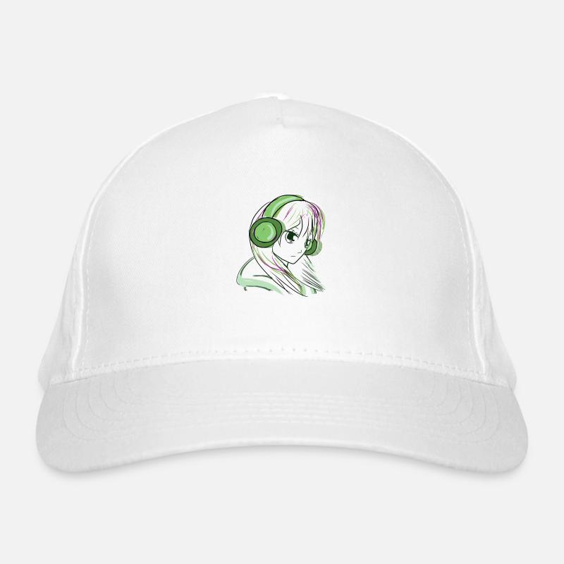 manga vert Casquette classique bio