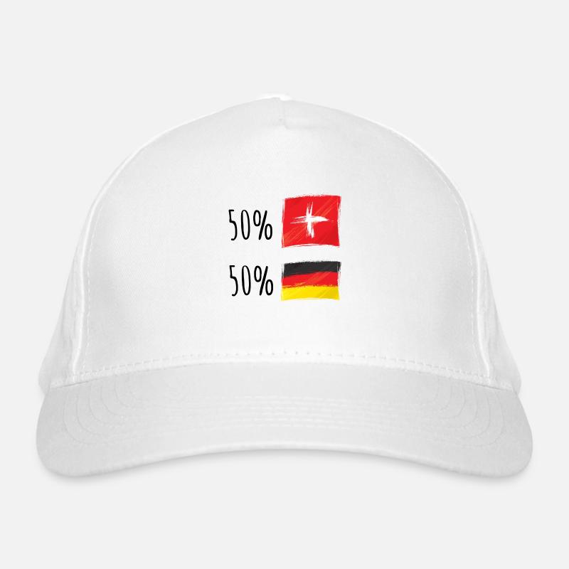 Half Swiss / Half German Organic Baseball Cap