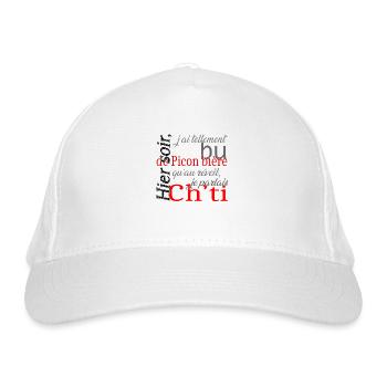 Fan de picon bière - Casquette classique bio - blanc - Devant