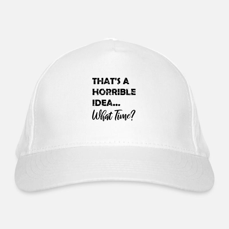 C’est une idée horrible Casquette classique bio