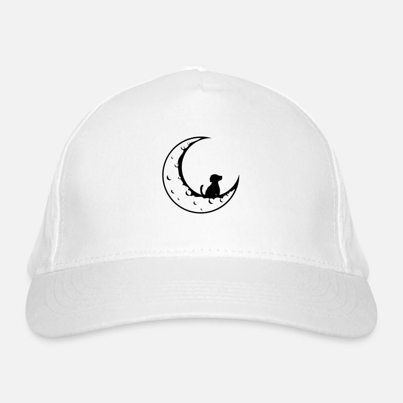 Dear Moon Dog Sits Organic Baseball Cap