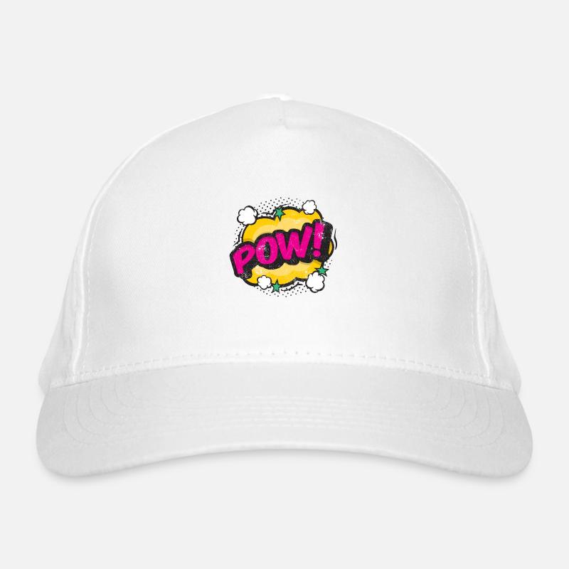 POW COMIC COMICSTYLE CARTOON COMICS CARTOONS MOTIF Casquette classique bio