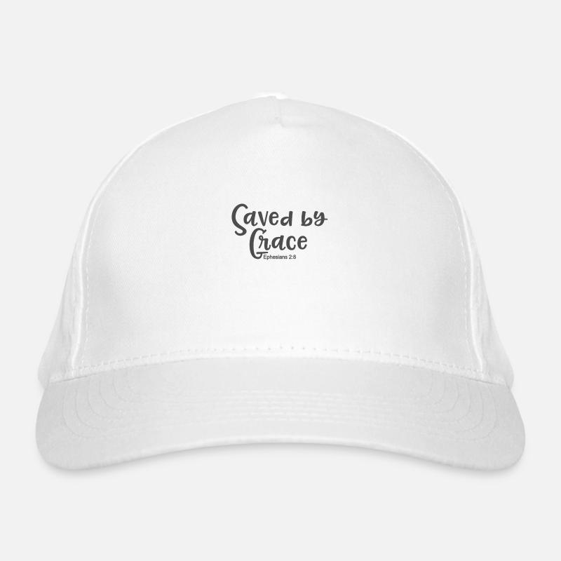Le design chrétien sauvé par la grâce Casquette classique bio
