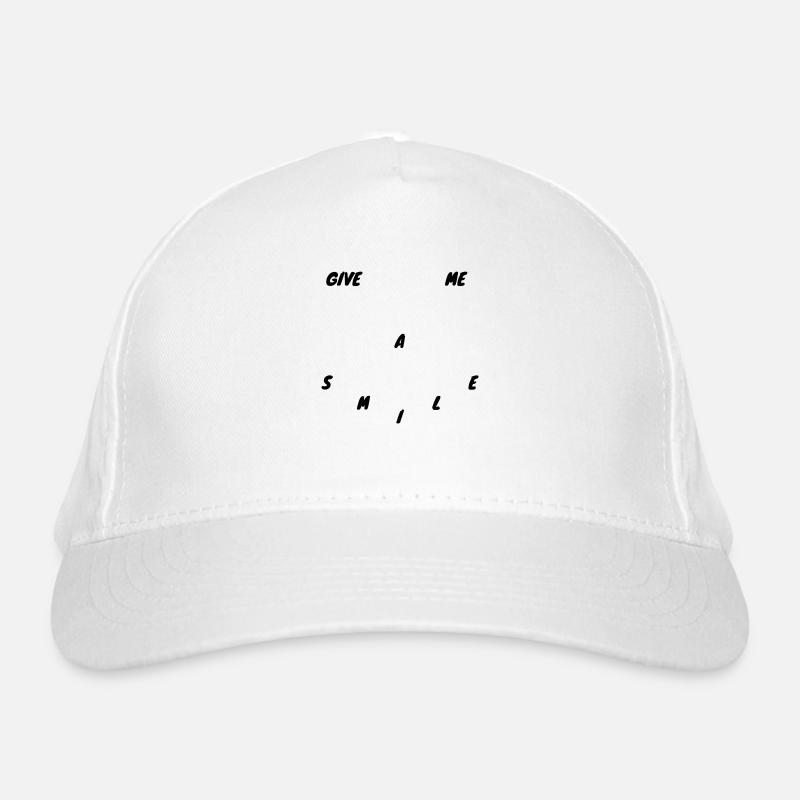 Give me a smile Bio-Baseballkappe